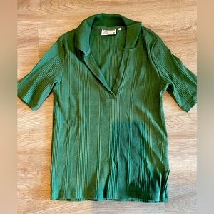 Frank and Oak Ribbed Knit Polo XS